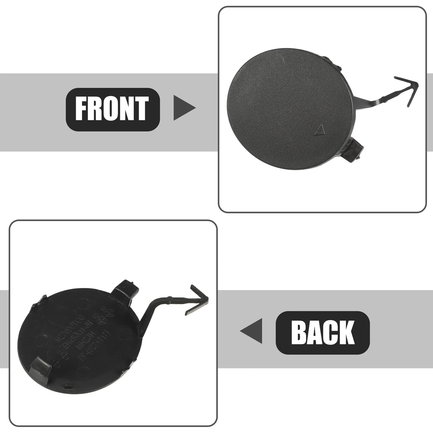 Front Right Bumper Tow Hook Cover for Mazda CX-7 (2007-2012)