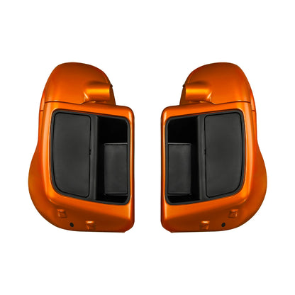 Vented Leg Fairings for Harley Touring 2014-2024 - Scorched Orange
