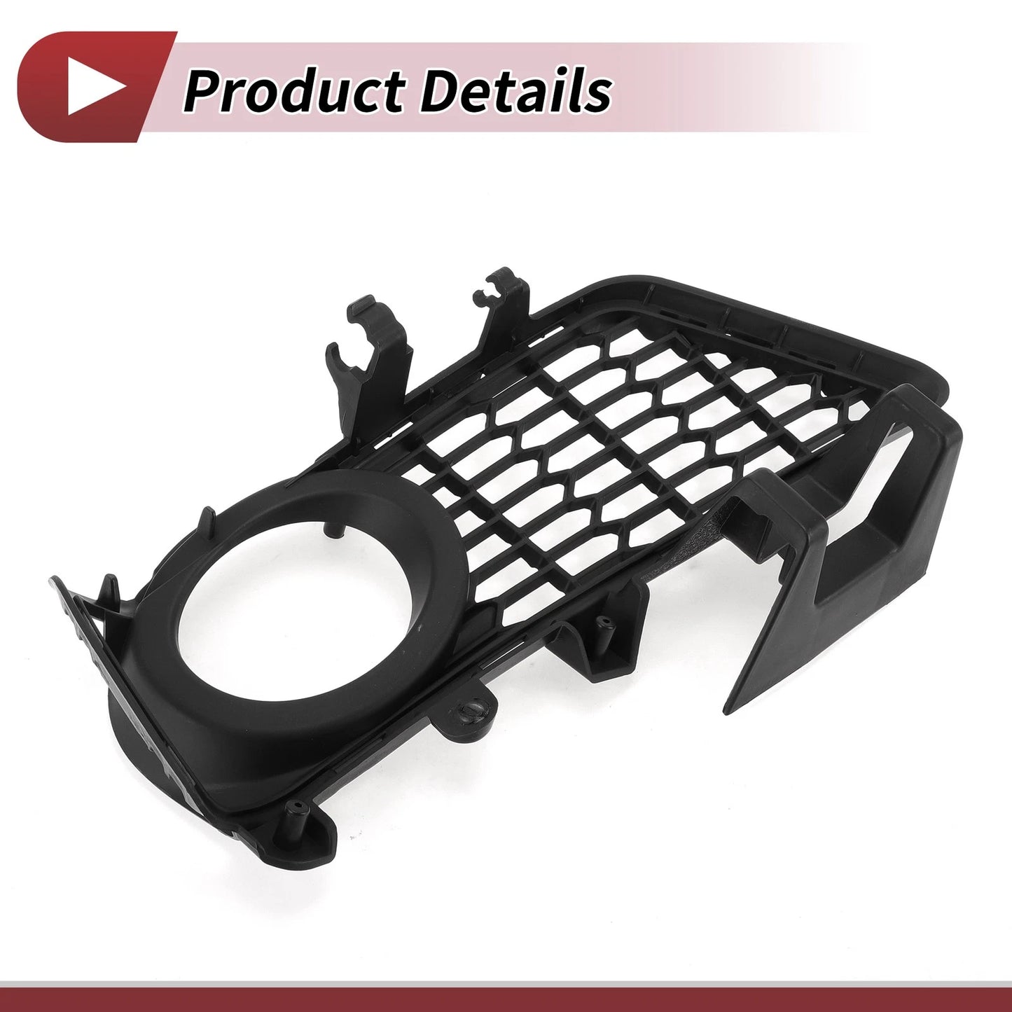 Front Right Fog Light Grill for BMW 3 Series (2012) - 1 x Black