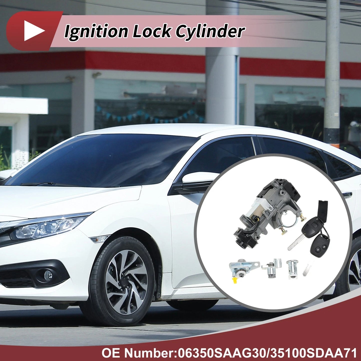 Ignition Lock Cylinder for Honda Civic (2001-2005)