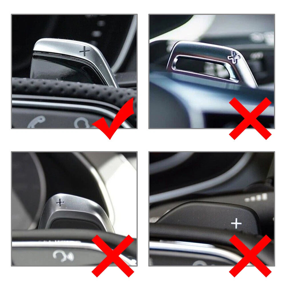 Steering Wheel Paddle Shifter Cover Trim for Audi R8 RS3 RS4 RS5 TT RS (2007-2023)