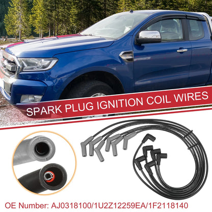6 x Spark Plug Wire Ignition Coil Cables for Ford Ranger (2001-2003)