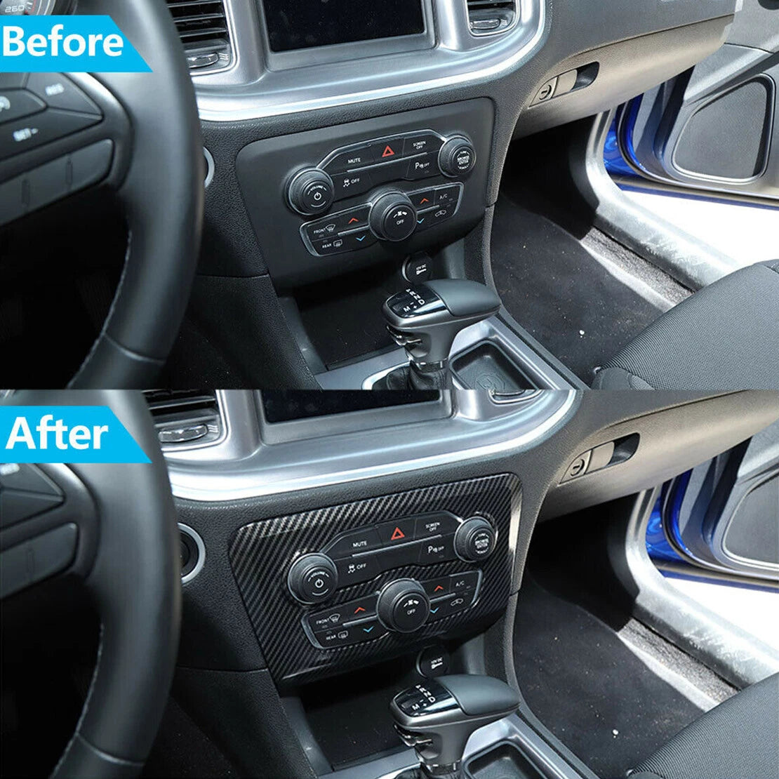 A/C Control Panel Cover Trim for Dodge Charger (2011-2023)