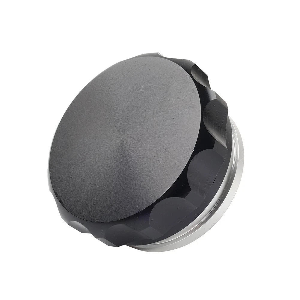 2" Black Aluminum Alloy Weld-On Filler Neck & Cap for Tank Cover