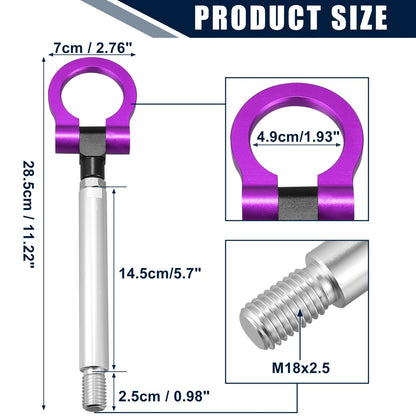 Front Bumper Tow Hook Ring for Chevy Camaro 6th Gen Purple