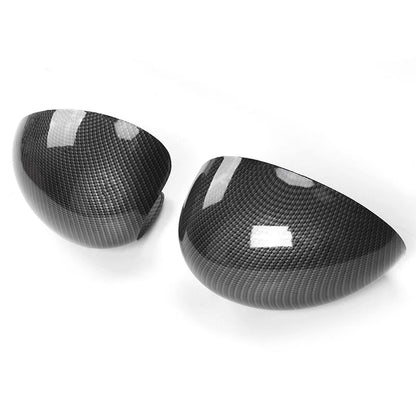 Carbon Fiber Look Rearview Mirror Cover for Mini Cooper R55 R56 R60 (2007-2013)