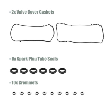 Engine Valve Cover Gaskets Seals for Acura Honda Accord Odyssey 3.5L 3.7L