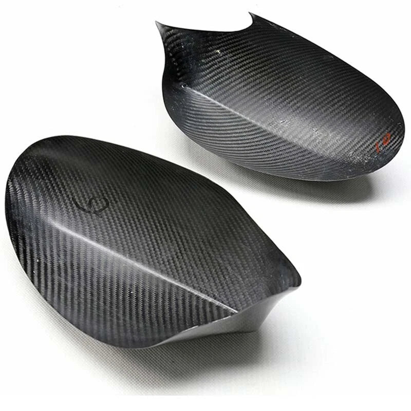 Real Carbon Fiber Side Mirror Cover Cap For BMW 1 Series E87 120i 130i 2007-2008