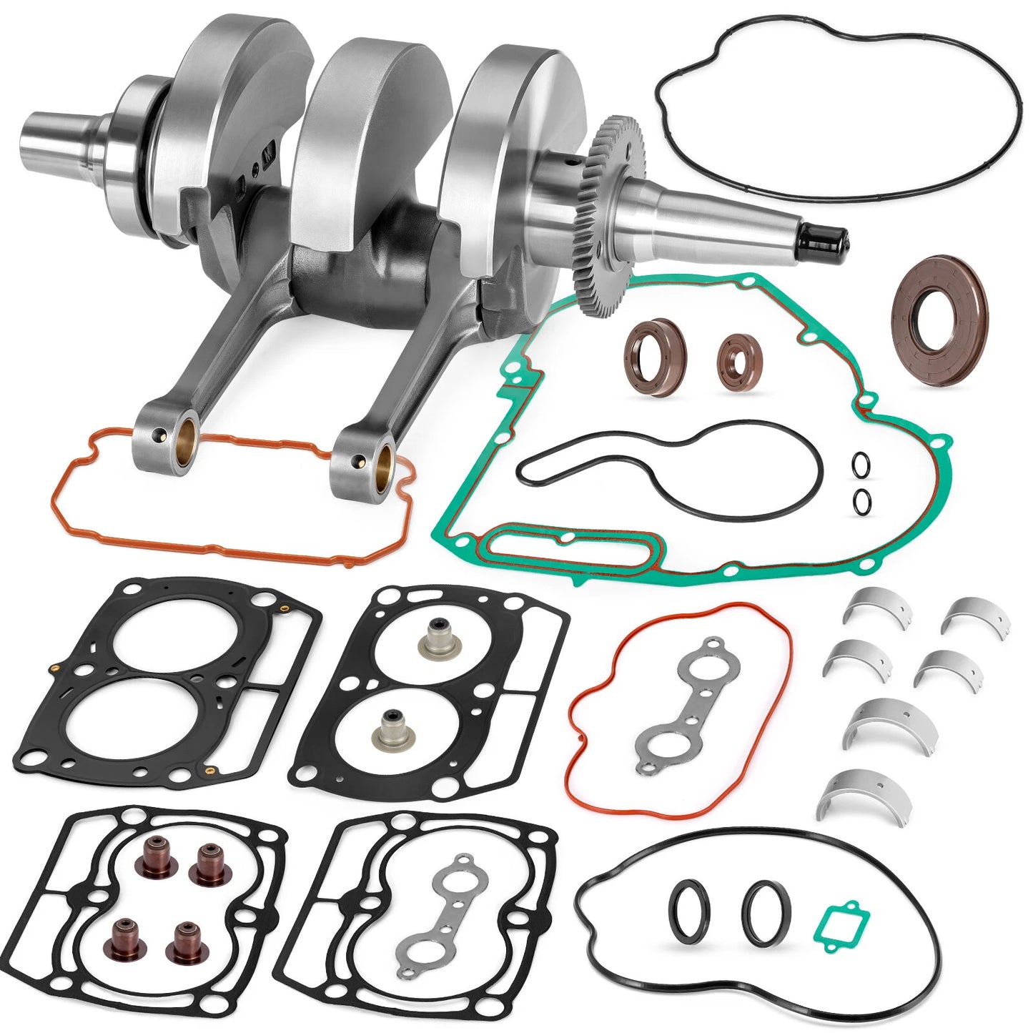 Crankshaft & Gaskets Rebuild Kit for Polaris RZR 800/4 800S (2008–2014)