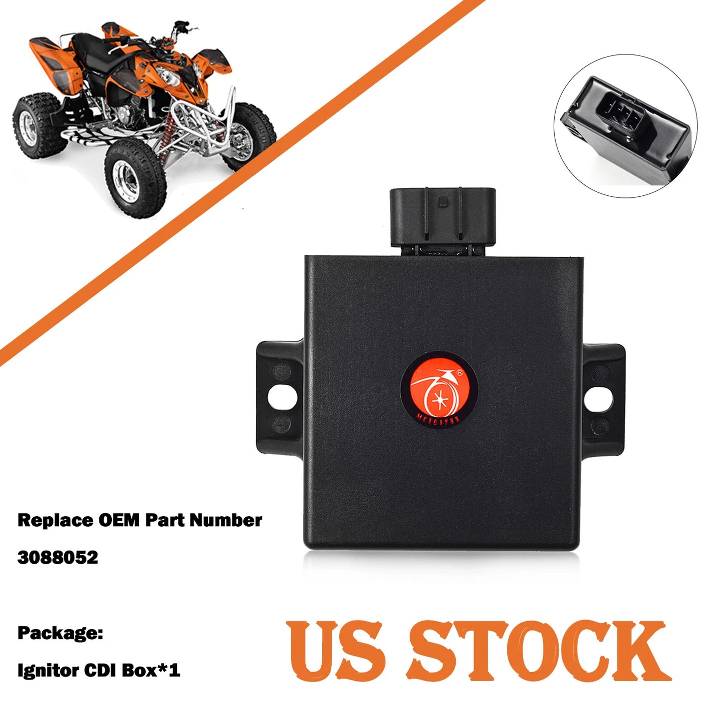 Ignitor CDI Box for Polaris Predator 500 2003-2004 ATV