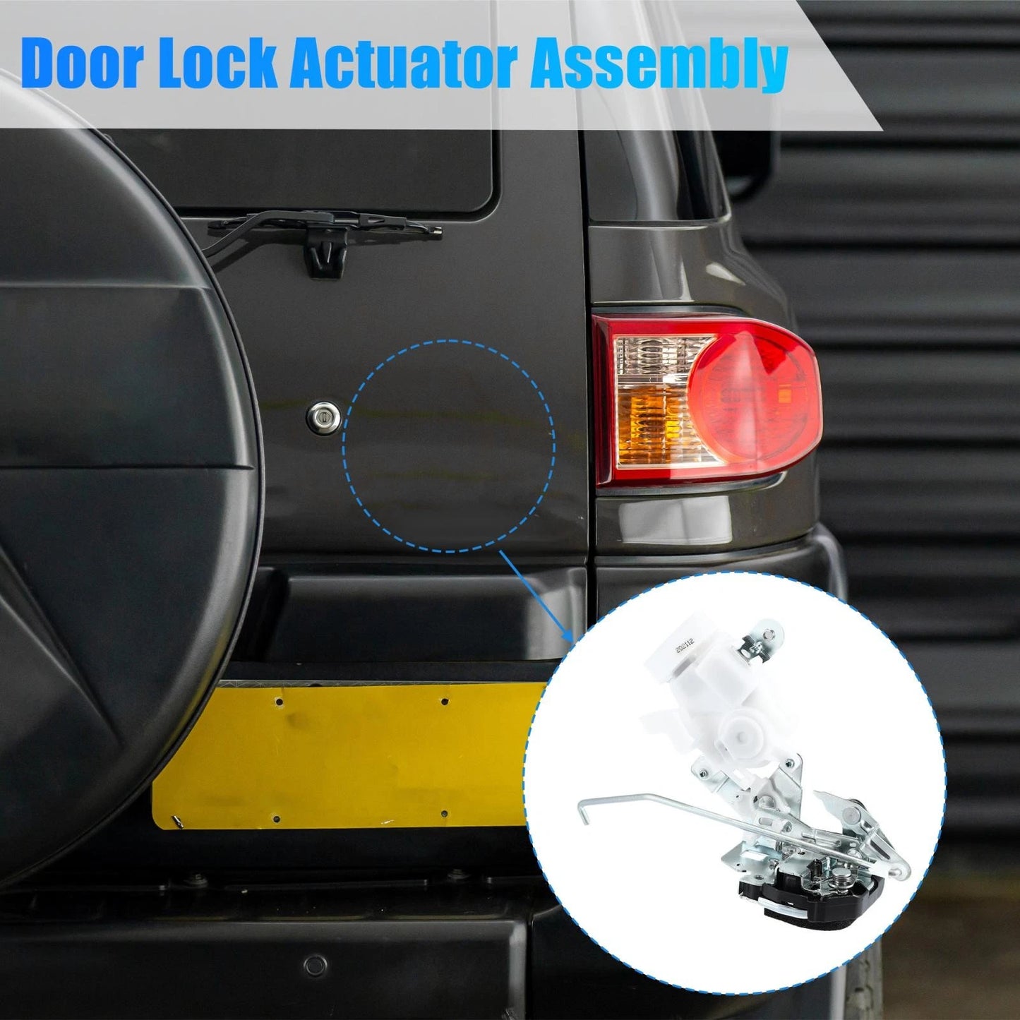 Rear Tailgate Door Lock Actuator for Toyota FJ Cruiser (2007–2014)