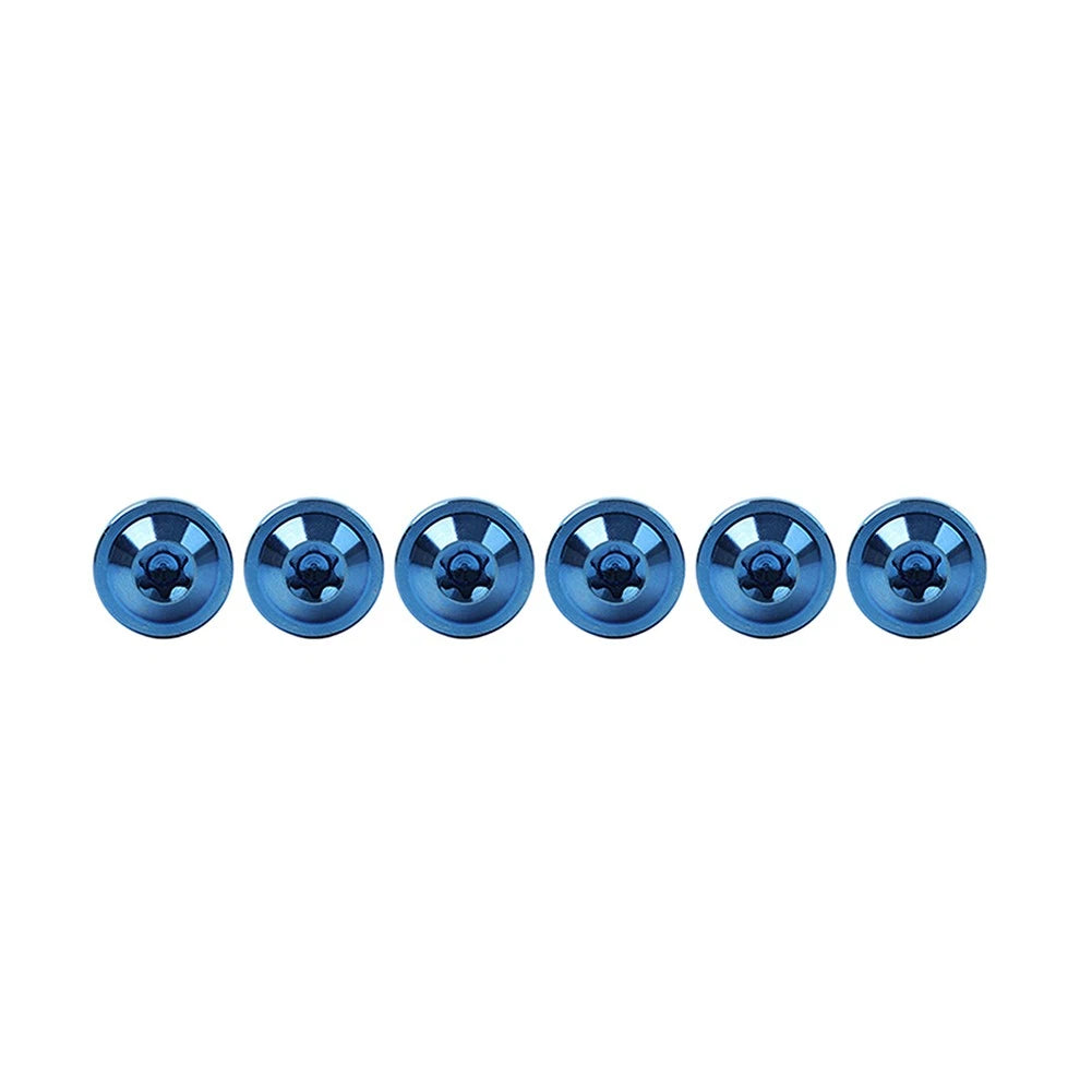 6 x M6x20mm Titanium Alloy Torx Head Bolts for Bike Motor