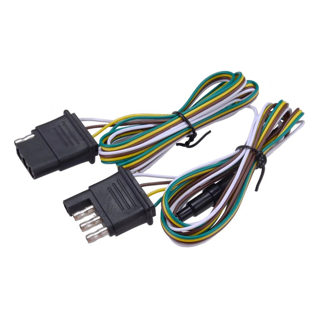 4 Pin Flat Trailer Wiring Harness Extension Connector for Car