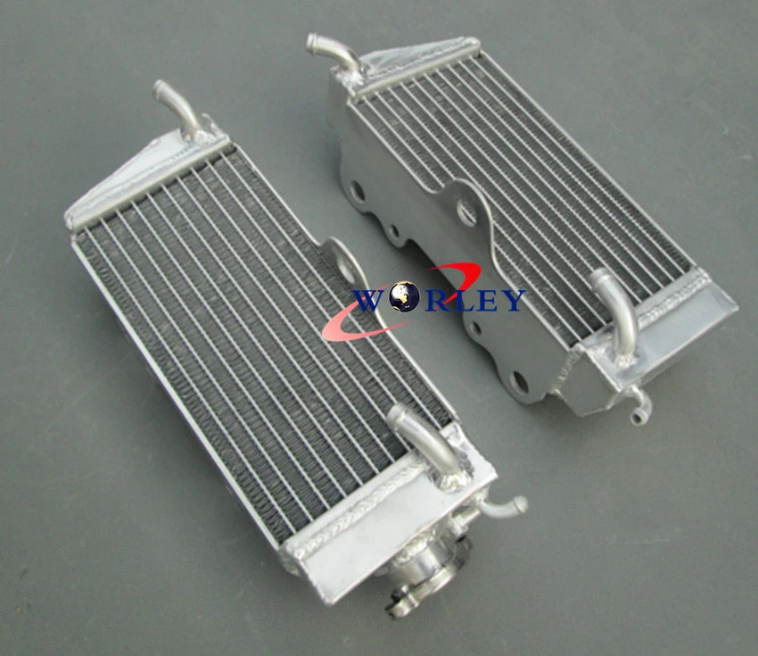 Aluminum Radiator + Black Hose for Honda CR250R (1985-1987)