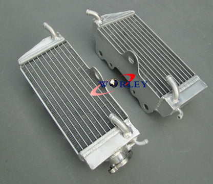 Aluminum Radiator + Black Hose for Honda CR250R (1985-1987)