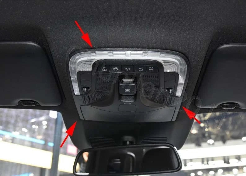 Chrome Front Reading Light Lamp Cover Trim for Mercedes Benz V-Class (2014-2020)
