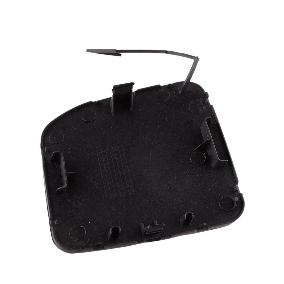 Black Front Bumper Tow Eye Hook Cover for Nissan Versa (2015-2019)