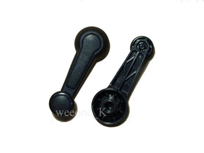 Window Crank Handle 2 x OEM Black for ISUZU NPR 115, S250, Rocky (1995-2004)