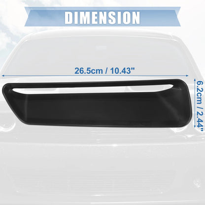 Pair Engine Hood Air Conditioner Outlet Cover Trim Black for Dodge Challenger