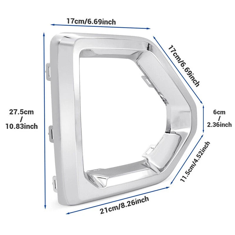 Bumper Fog Light Outer Bezel Cover for GMC Sierra 1500 (2019-2021)