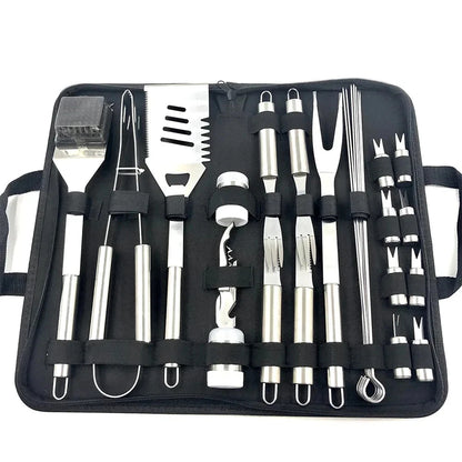 29 pcs Outdoor Barbecue Grilling Tools Set with Bag