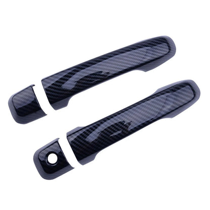 Carbon Fiber Door Handle Cover Trim 8x for Toyota 4Runner (2010-2019)