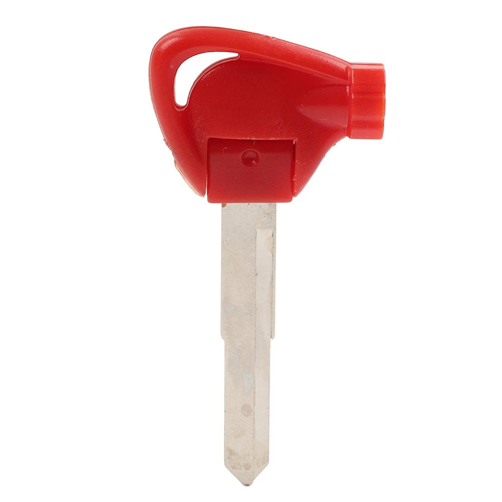 Red Uncut Ignition Key Blank for Yamaha Motorbike Scooter