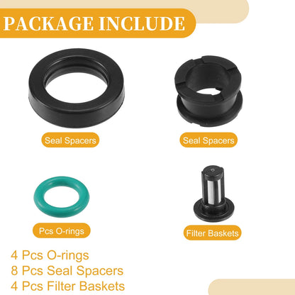 4 x Fuel Injector O Rings for Honda (1992-1995)