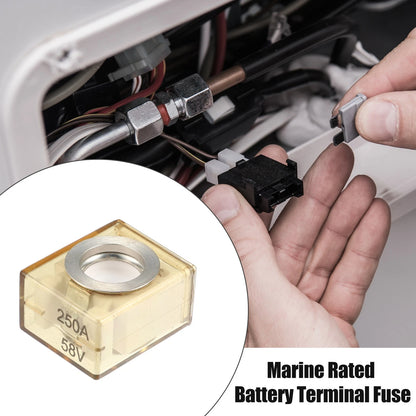 Fuse Terminal / 250A / Waterproof Marine Battery Fuse Terminal for Boat