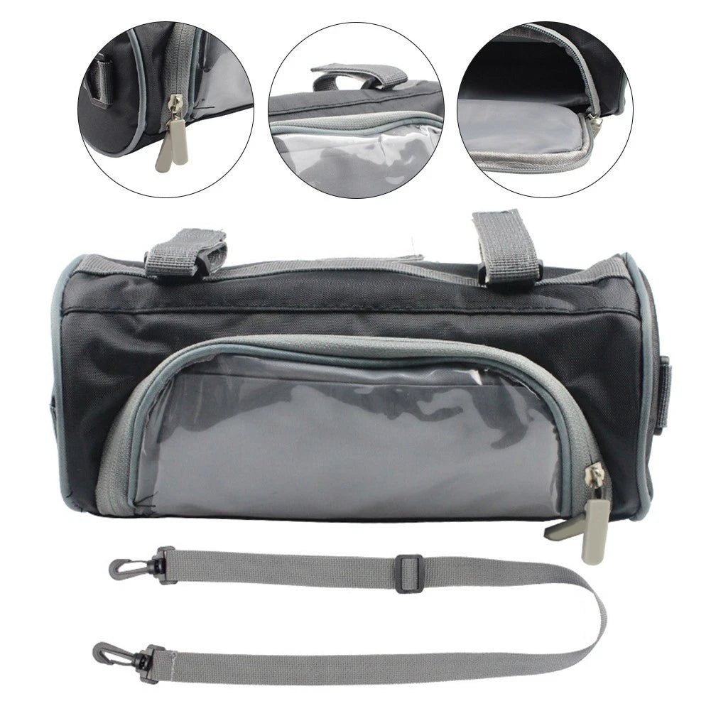 Touch Screen Storage Bag for Motorcycles - Front Handlebar Use