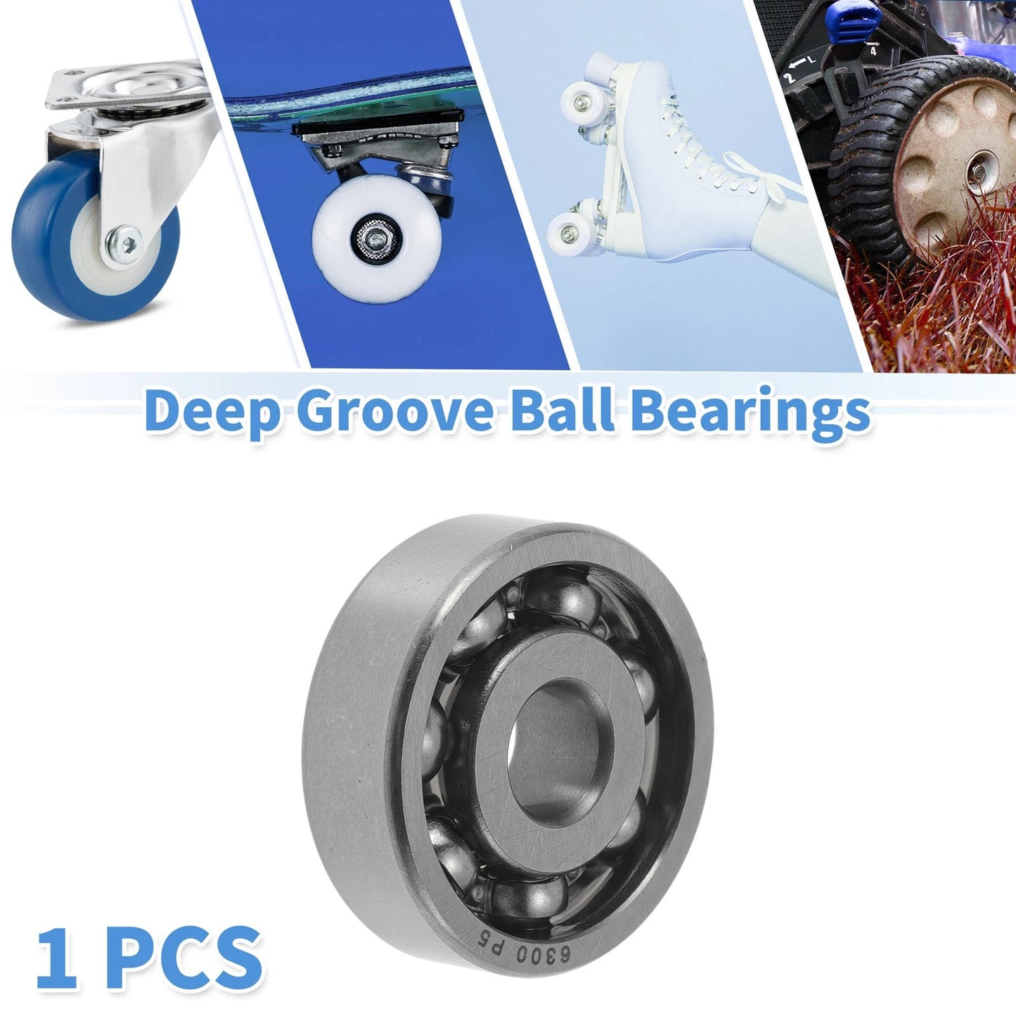 10x35x11mm Deep Groove Ball Bearings for Scooter Skateboard Wheel