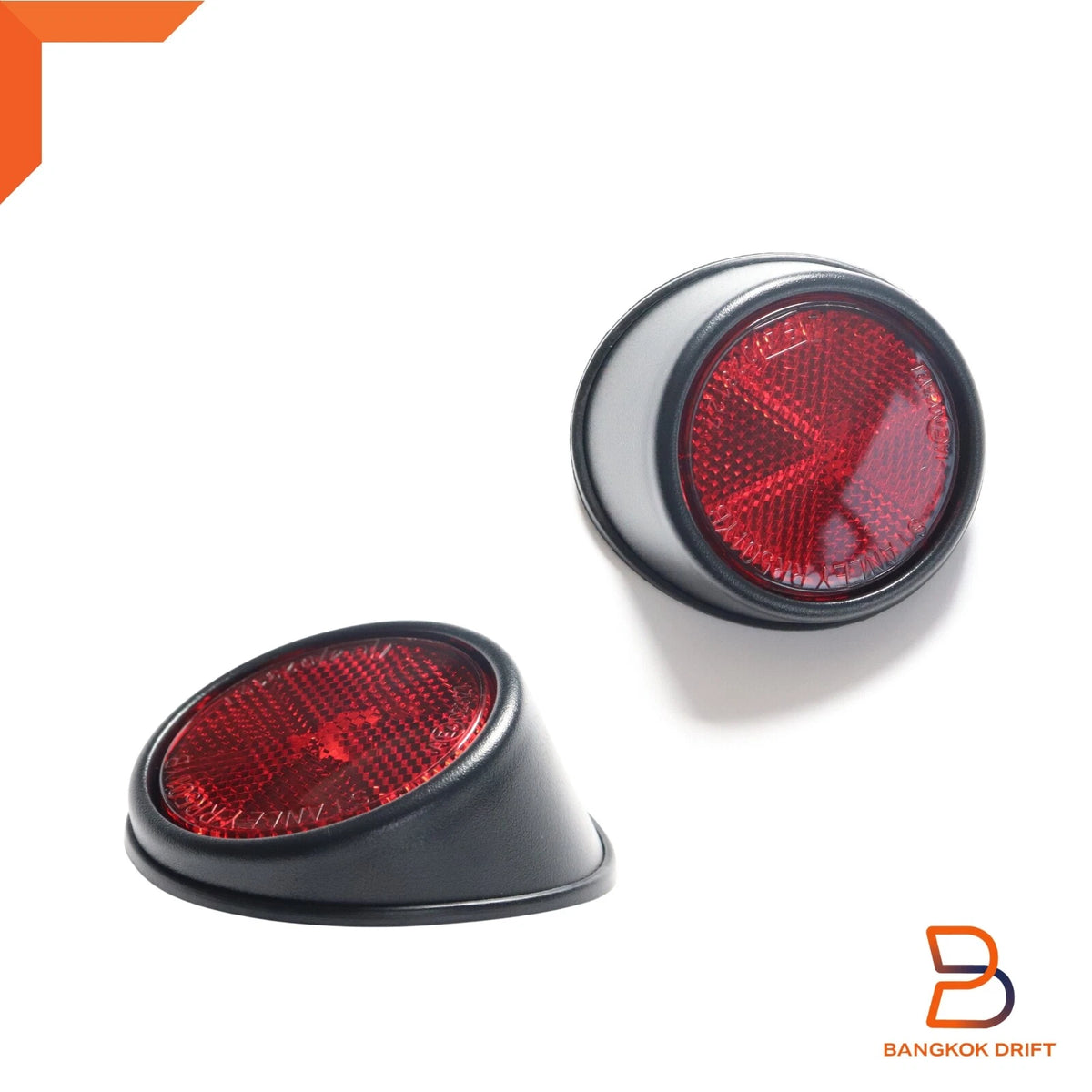 Rear Tub Reflector Pair LH RH for Mitsubishi Triton MK L200 Ute (1996-2006)