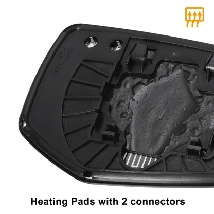 Left Side Blue Heated Mirror Glass for Honda Odyssey (2006-2008)