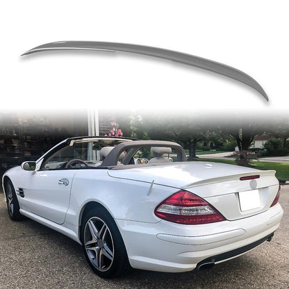 755 Steel Gray ABS Rear Boot Spoiler for Mercedes Benz SL Class (2002-2012)