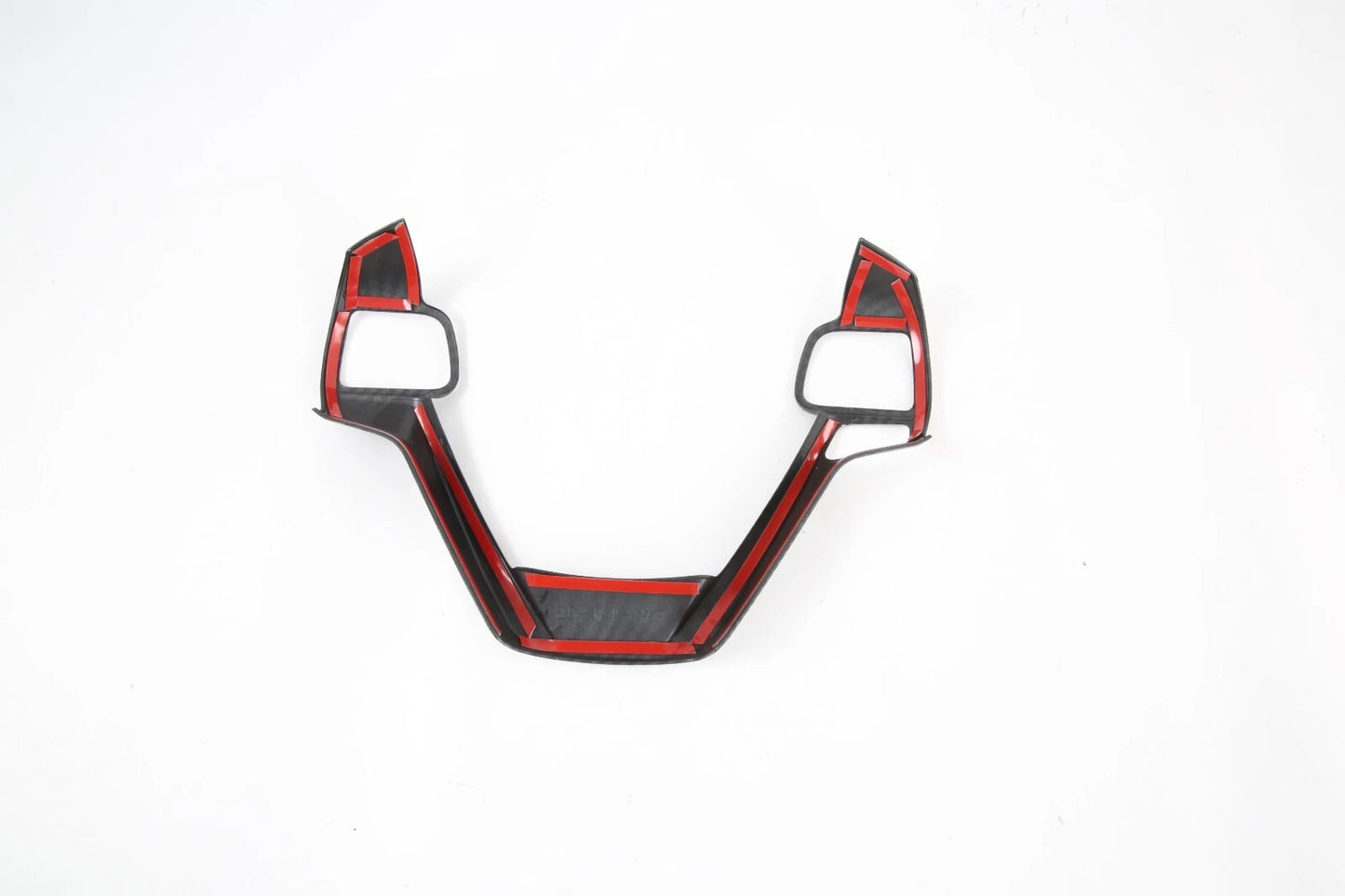 LHD Inner Steering Wheel Carbon Fiber Cover Trim for Toyota Sienna (2015-2020)