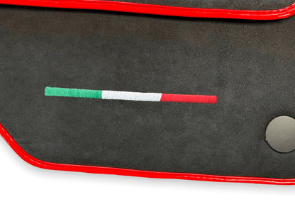 AutoWin Floor Mats for Ferrari F8 Spider 2019-2023 with Alcantara Leather