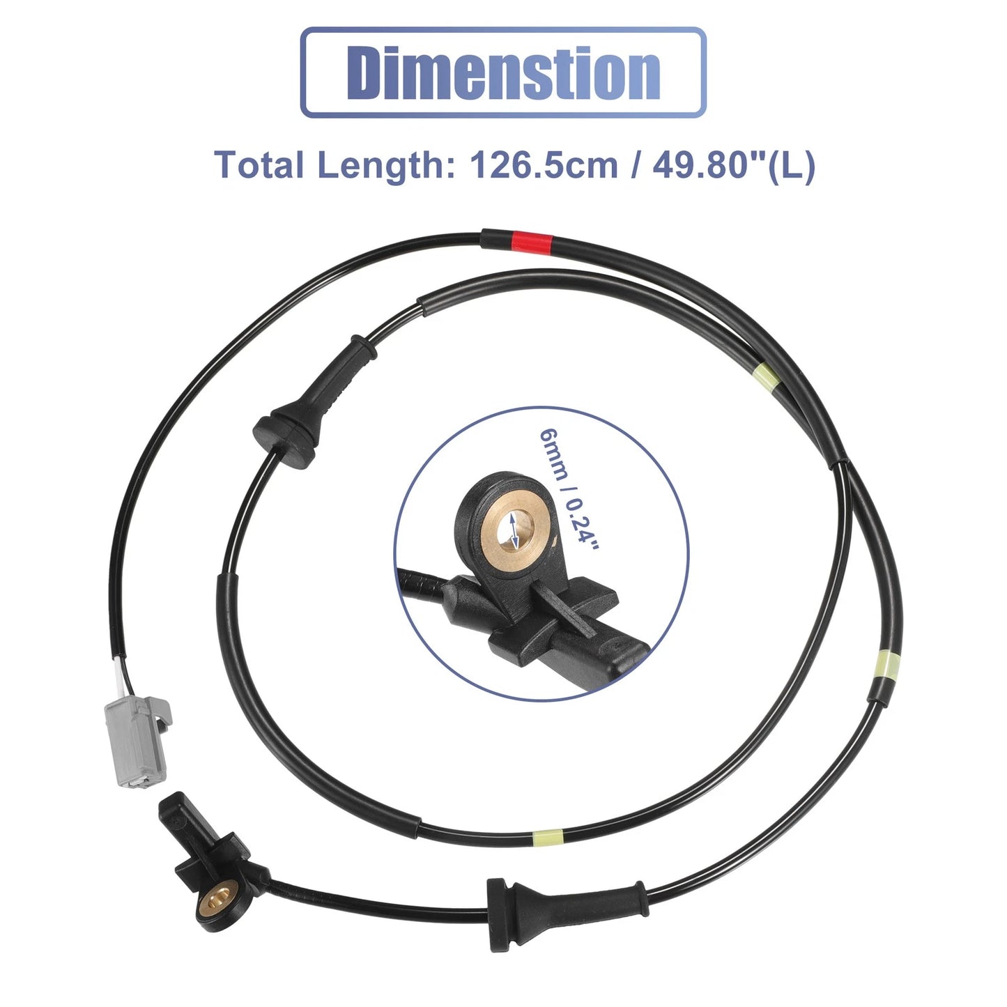 ABS Wheel Speed Sensor Rear Left for Volvo XC90 (2002-2015)