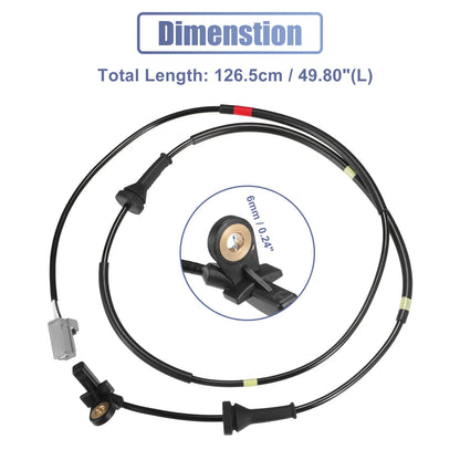 ABS Wheel Speed Sensor Rear Left for Volvo XC90 (2002-2015)
