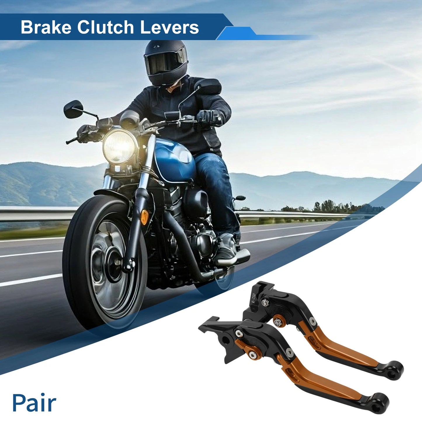 Levers / Adjustable / Brake Clutch Levers for Kawasaki Vulcan S 650 (2015–2023)