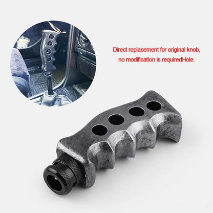 Grey Universal Pistol Grip Gear Shift Knob for Manual Shifter