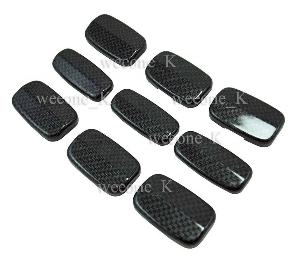 9 x Carbon Side Cab Covers for Toyota Hiace Commuter (2005-2013)