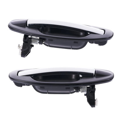 4pc Front Rear Outer Door Handle Chrome for Hyundai Santa Fe (2006–2012)