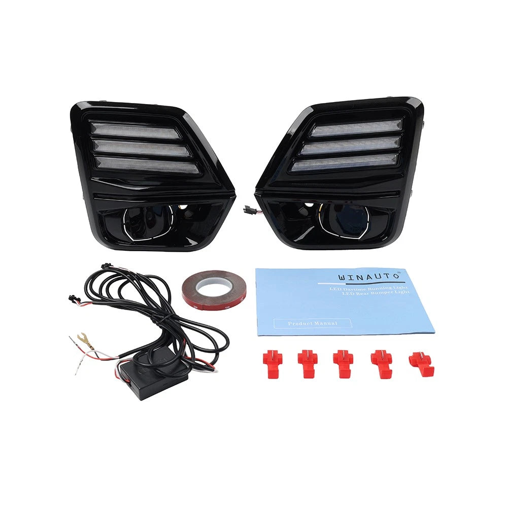Left Right Daytime Running Light Fog Lamp Bezel for Chevrolet Colorado (2023-2024)