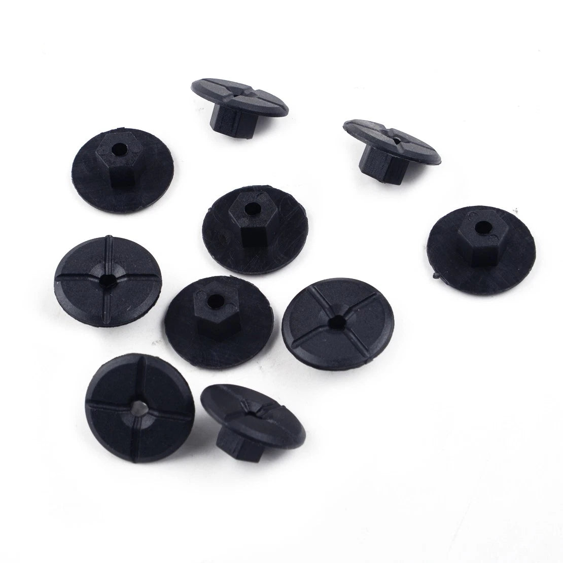 10 x Threaded Plastic Nuts for Mercedes-Benz W201 W124 (1982-1996)