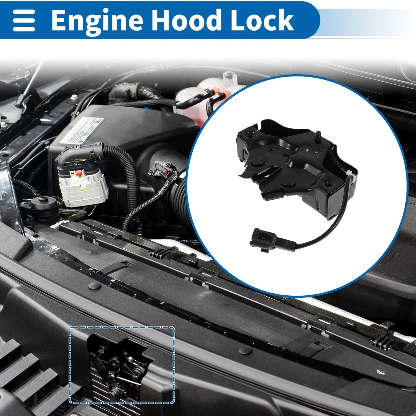 Bonnet Latch Assembly for Toyota Crown (2005-2009) 1 x Quality Replacement