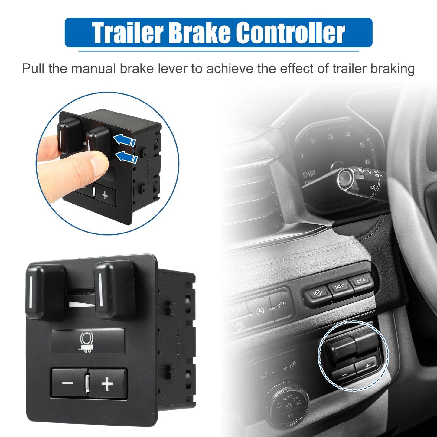 Trailer Brake Control Switch Assembly for Chevy Silverado Tahoe GMC