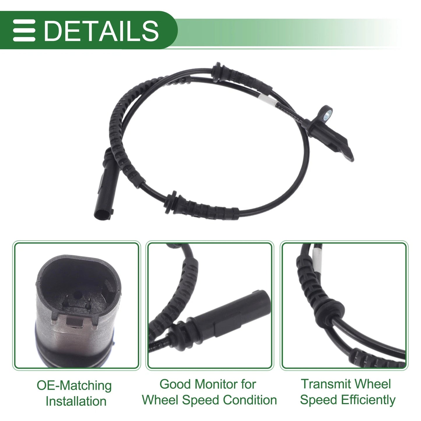ABS Wheel Speed Sensor for BMW X2 (2013-2020) - 1 x Sensor