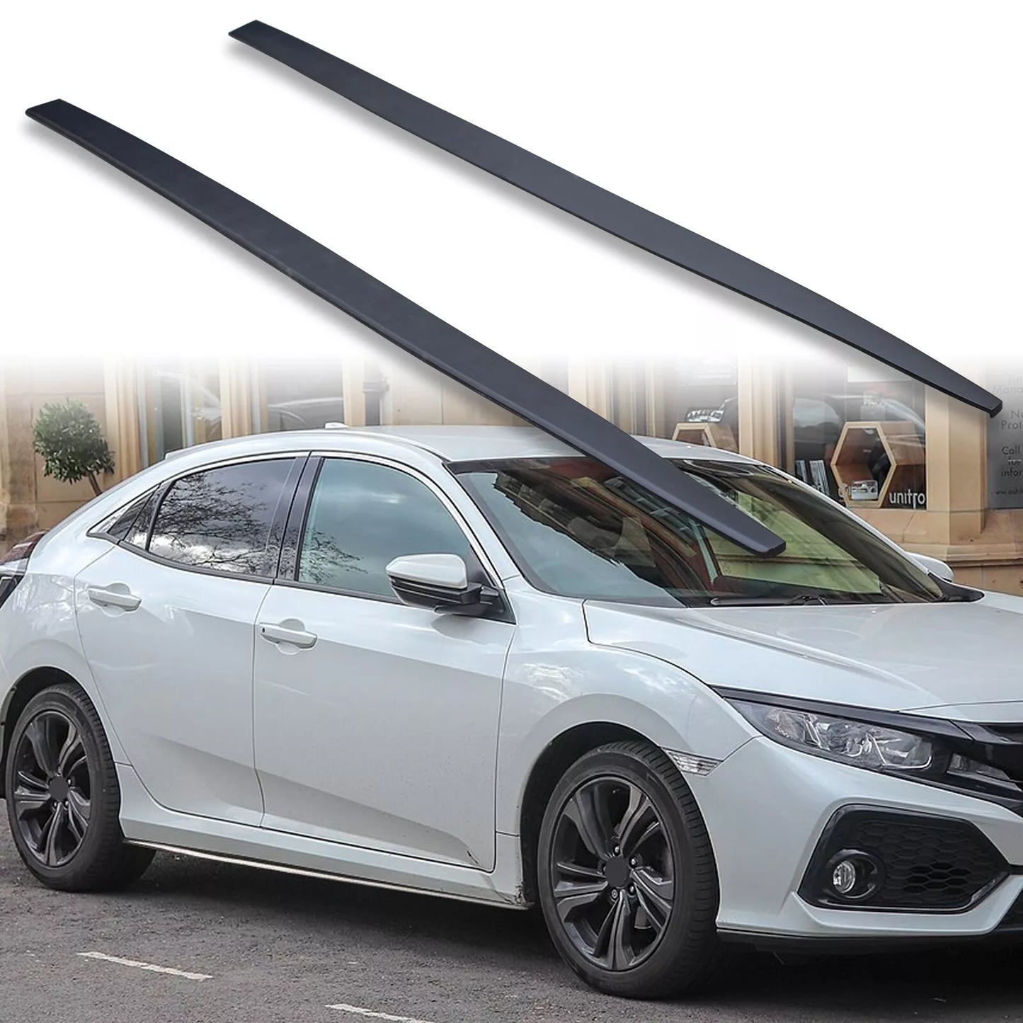 Side Skirt Extension Panel for Honda Civic 10th Hatchback (2016-2021)