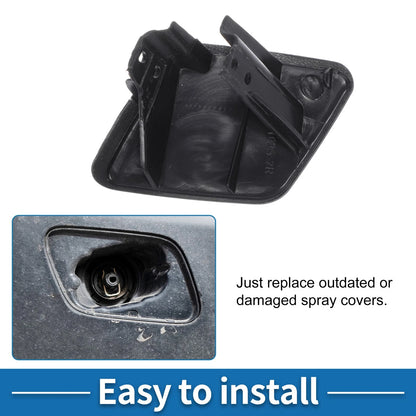 Front Right Side Bumper Headlight Washer Nozzle Cover for BMW 1 Series (2012-2019)