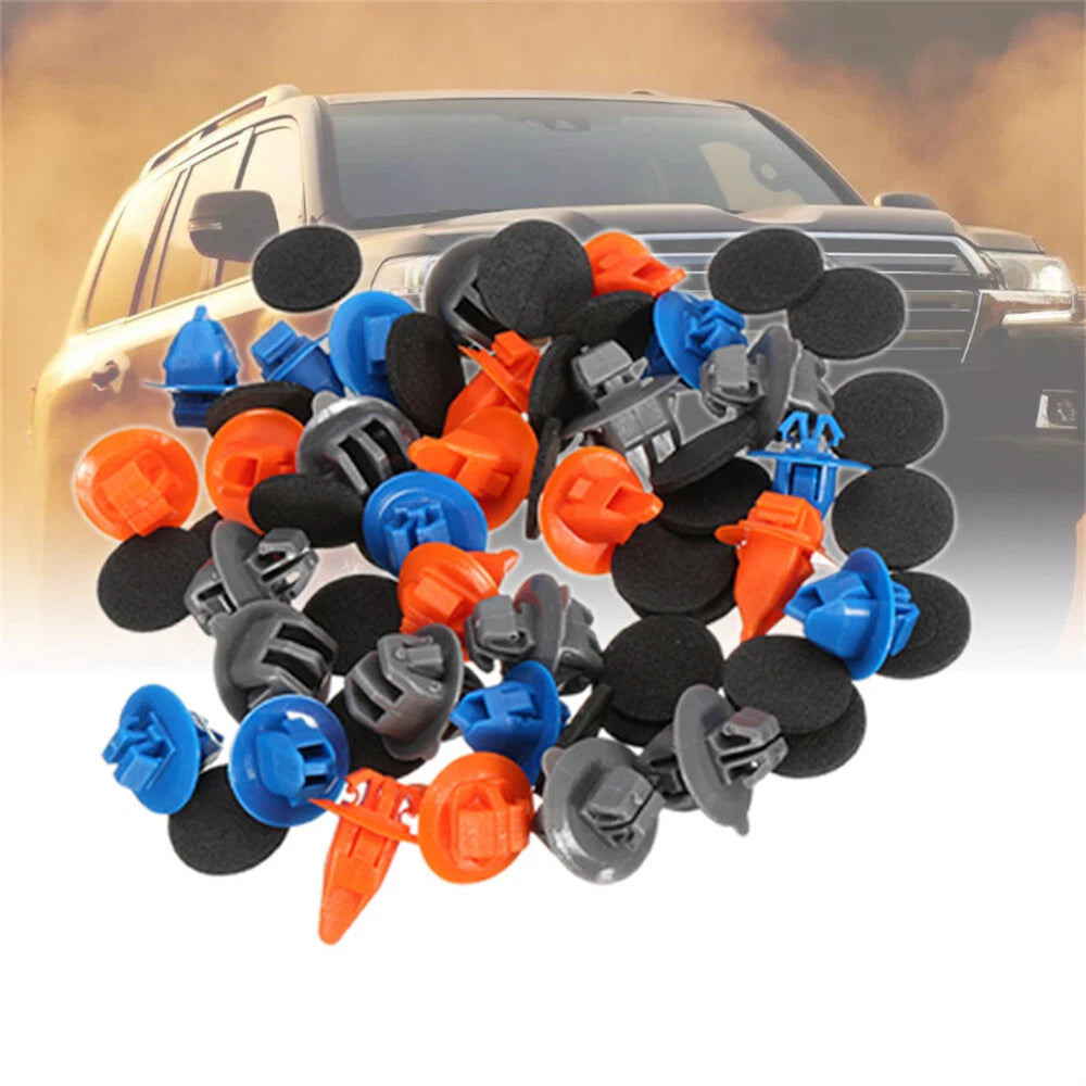 60 x Front Door Trim Body Repair Clips for Toyota Prado (2003-2009)